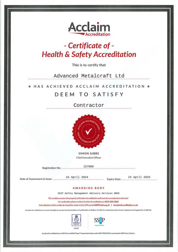 Acclaim HS 24 04 24